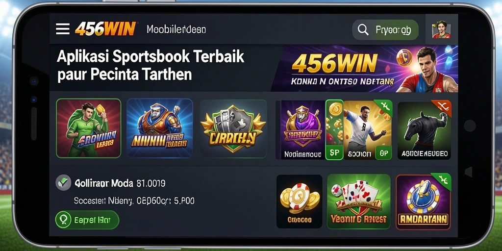 Tampilan gameplay Sportsbook di aplikasi 456WIN.