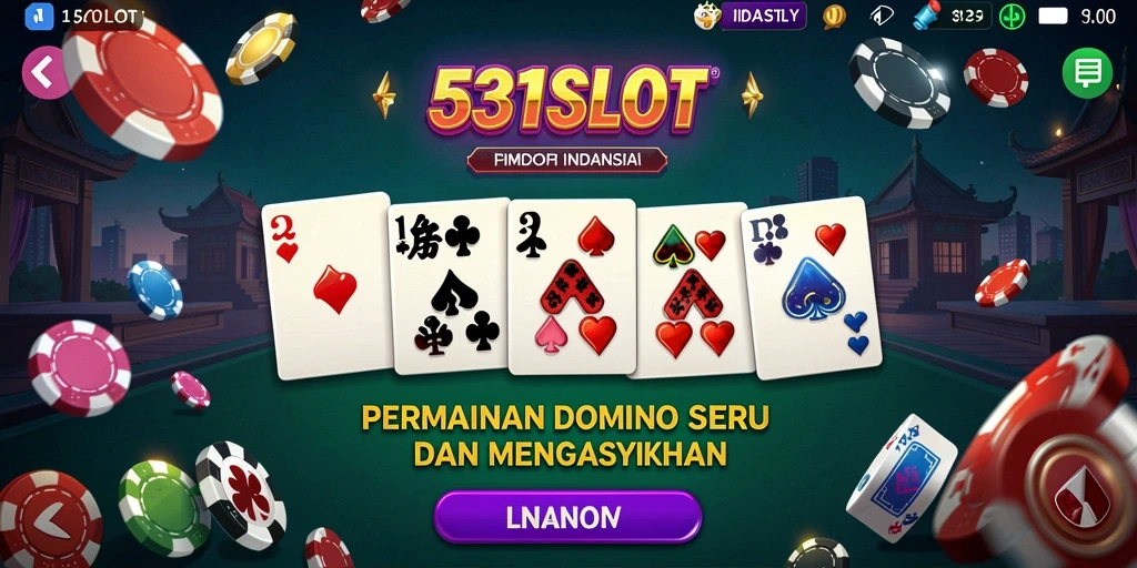 Tampilan gameplay menarik dari 531SLOT yang menampilkan Domino.