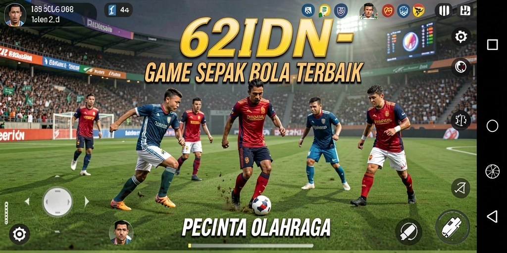 Screenshot gameplay 62IDN dengan aksi seru di lapangan.