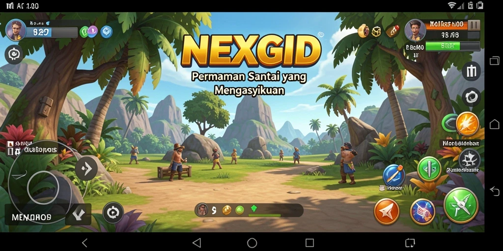 Tangkapan layar menampilkan gameplay seru dan mengasyikkan dari NEXGID.