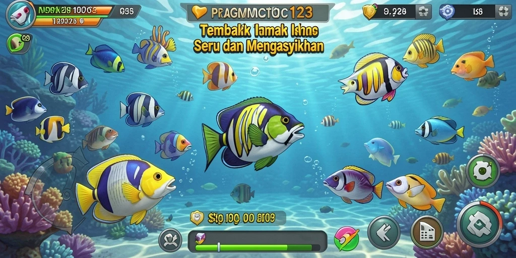 Tampilan gameplay Tembak Ikan yang memukau di PRAGMATIC123.