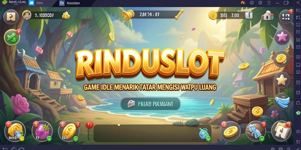 Gameplay menarik dalam RINDUSLOT dengan slot yang beragam.