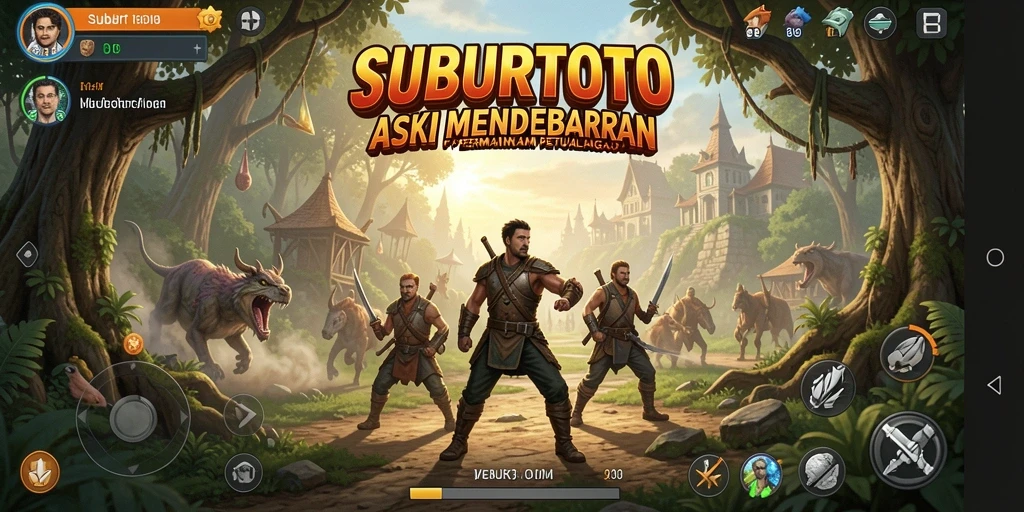 Tampilan gameplay SUBURTOTO yang penuh aksi dan seru.