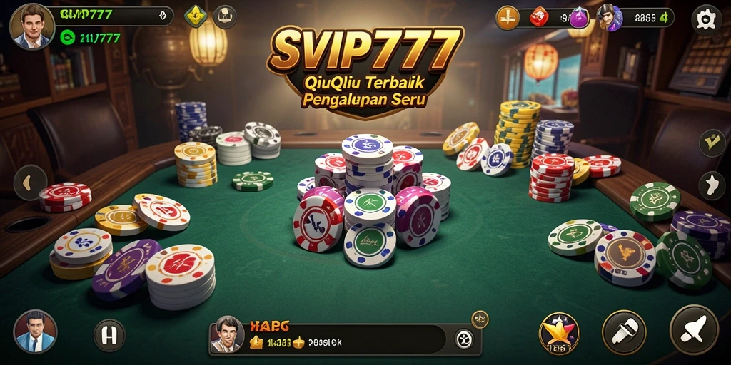 Tangkapan layar SVIP777 menunjukkan gameplay QiuQiu yang menarik.