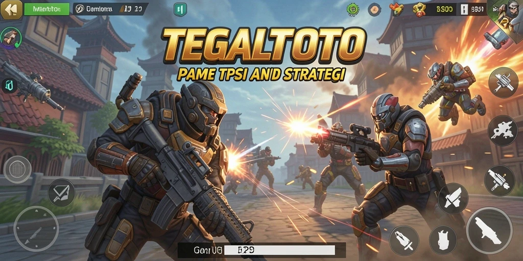 Screenshot gameplay TEGALTOTO dengan pertempuran seru di map baru.