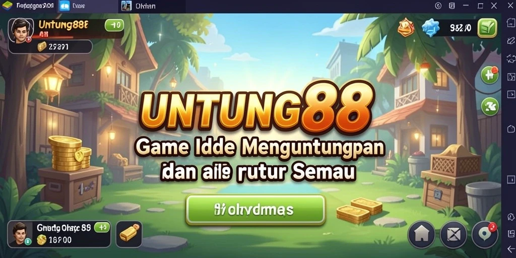 Tampilan layar utama UNTUNG88 dengan gameplay Idle yang mengasyikkan.